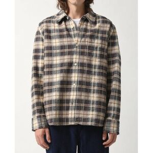 Brown & Tan Dobby Weave Corridor Button Up
